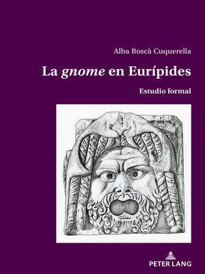cover image of La 'gnome' en Eurípides
